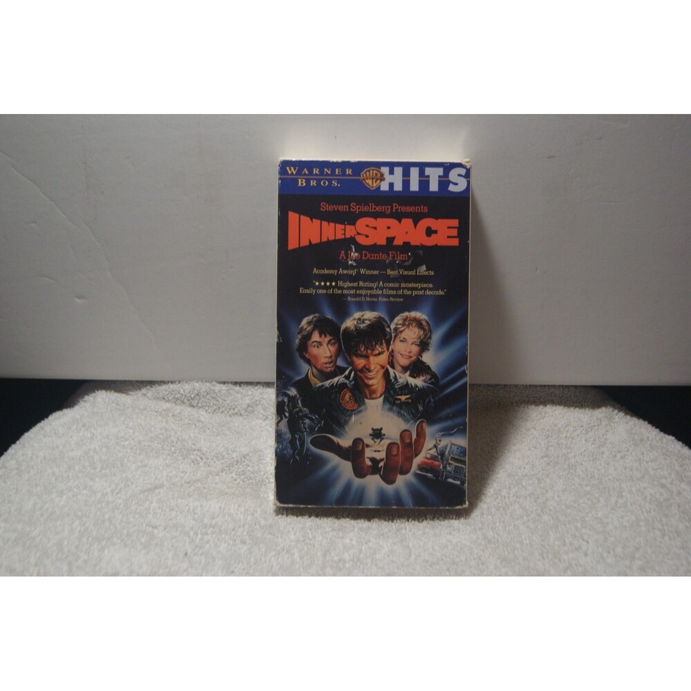 Warner Home Video Innerspace VHS Family Classic Dennis Quaid Action SCFI